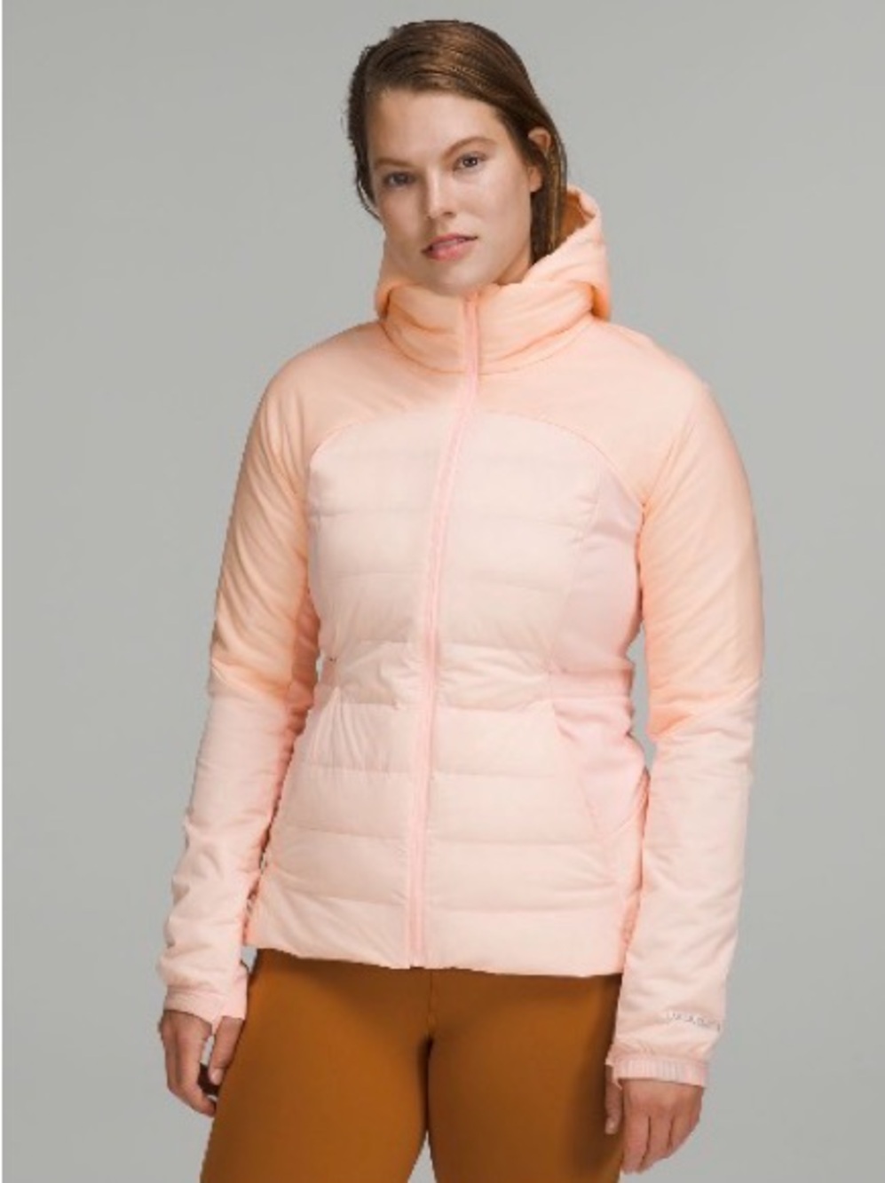 lululemon athletica Peach-Blend Hooded Puffer Jacket